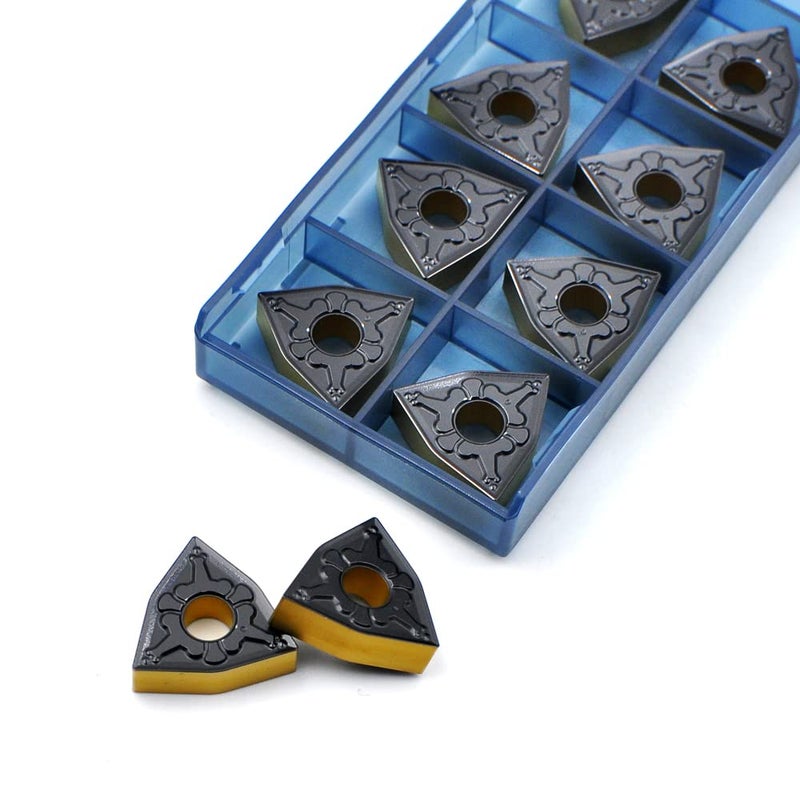 CDBP CNC Carbide Inserts WNMG431 Wnmg080404-TM for Metal Cutting Steel, Semi-Finishing chipbreaker for Turning Insert, 10 PCS - Image 3